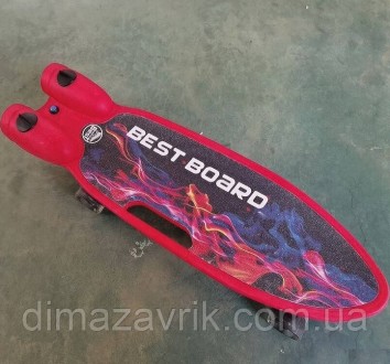 Скейтборд S-00605 Best Board с музыкой и дымом, USB зарядка,
аккумуляторные бата. . фото 7