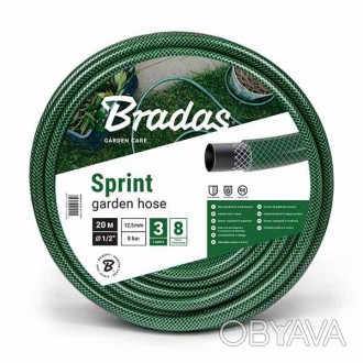 Шланг для полива SPRINT 1 1/4" 50м, WFS11/450Трехслойный шланг для полива SPRINT. . фото 1