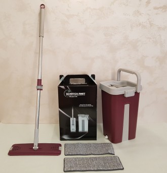 Описание набора для уборки Scratch Anet
Комплект швабра и ведро с автоматическим. . фото 3