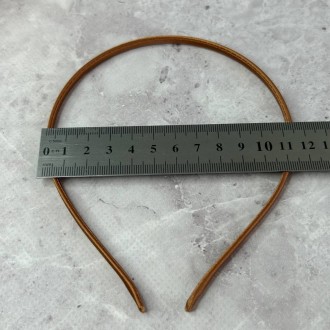 Обруч для волосся з атласною стрічкою Матеріал: основа метал, атласна стрічкаШир. . фото 3
