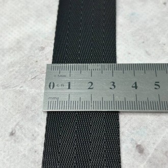 Сумочная-ременная стропа ширина 3,2 см., цвет: черный длина мотка 46 м. Стропа г. . фото 7