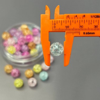 Бусины пластиковые шарразмер - 10 мм цвет - на фотоотверстие: 1,5 ммколичество -. . фото 4