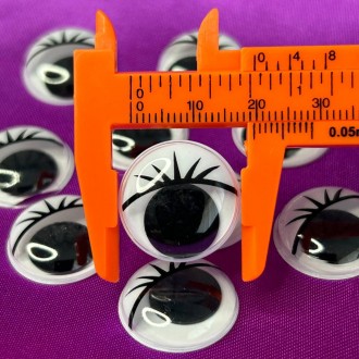 Подвижные пластиковые глазки для игрушек 
Размер: указан в названииУпаковка- 10 . . фото 3