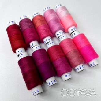 Нитки в катушках швейные 100% полиэстер 40/2 Цена указана за 10 катушек (20 цвет. . фото 1
