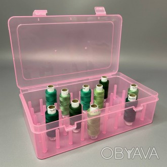 Пластиковый органайзер для ниток Материал: пластик Цвет: на фото и в названии Ра. . фото 1