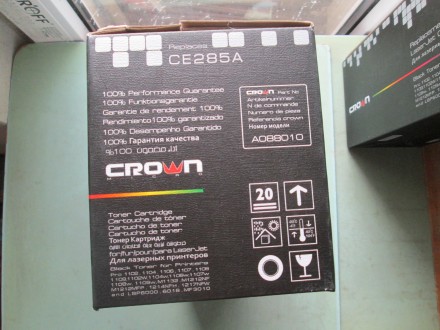 Картридж для лазерних принтерів. CROWN CM-CE285A 85A Black. Новий

Картридж дл. . фото 6