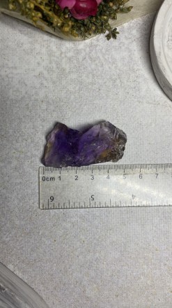 Пропонуємо Вам чарівний камінь - природний необроблений аметрин.
Розмір - 51*28*. . фото 9