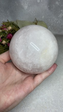  Пропонуємо Вам гарну, велику сферу(шар) з натурального каменю - рожевий кварц. . . фото 6