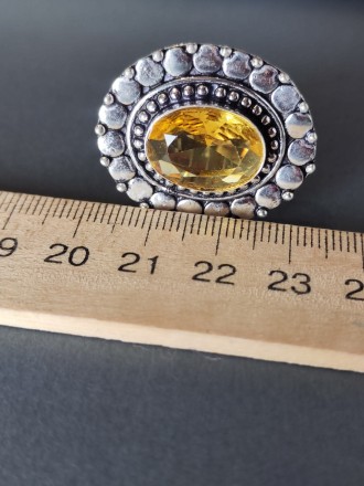Пропонуємо до Вашої уваги перстень з каменем цитрин.
Розмір 17,9
	
	
	
	Виробник. . фото 6