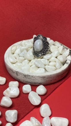  Пропонуємо Вам неперевершене кільце з чарівно-прекрасним місячним каменем . Інд. . фото 8