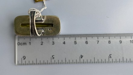  Пропонуємо Вам вишукану каблучку з каменем лимонний кварц в сріблі. 17,5 розмір. . фото 11