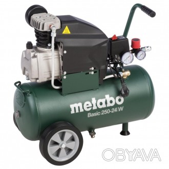 Компрессор Metabo Basic 250-24 W относится к классу профессиональных масляных ко. . фото 1