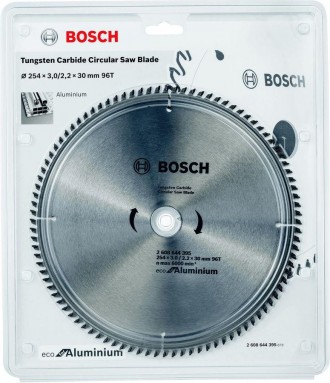 Пильный диск Bosch Eco for Aluminium предназначен для чистого реза дерева, пласт. . фото 4