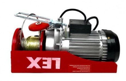 Тельфер, лебедка электрическая LEX LXEH800 400kg / 800kg
 Электрический тельфер . . фото 6
