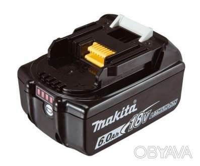 Аккумулятор Li-ion BL1860B Makita 18 В (632F69-8)
Аккумулятор 18В 6А/ч для элект. . фото 1