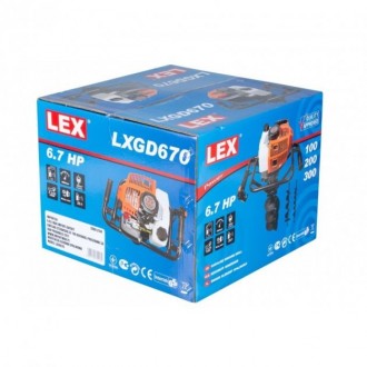 Преимущества :
 
Мотобур LEX LXGD670 6,7 кВт - в комплекте с удлинителем (50 см). . фото 11