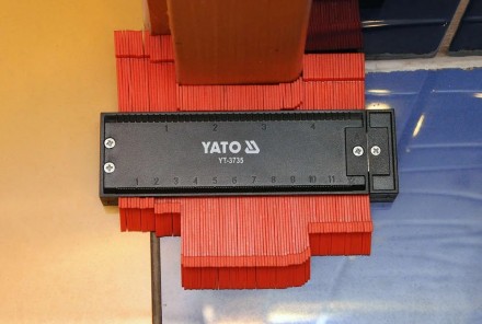 ОПИСАНИЕ
Шаблон 125 мм для копирования складных профилей Yato YT-3735
Шаблон про. . фото 3