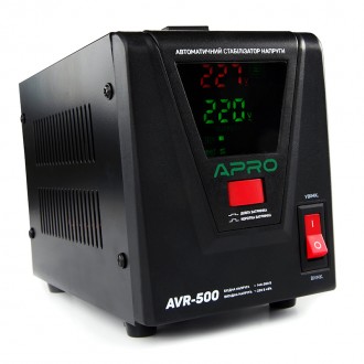 Характеристики Стабилизатор напряжения AVR-500, 400Вт APRO
КПД, %
98%
Рабочая те. . фото 6
