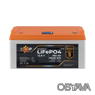 Акумулятор LiFePO4 SMART BMS Bluetooth Літій-залізо-фосфатні LiFePo4 акумулятори. . фото 1