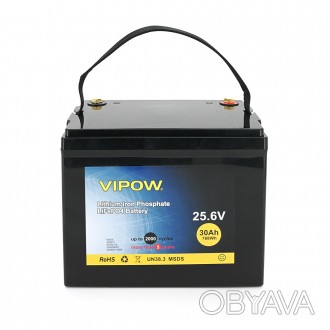 Акумуляторна батарея Vipow LiFePO4 являє собою надійний та ефективний пристрій д. . фото 1