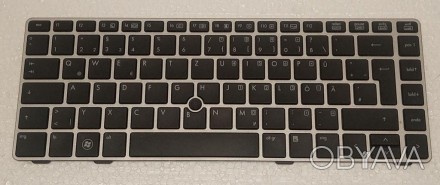 Клавіатура з ноутбука HP EliteBook 8460p 8470p 6037b0054404 635768-041 642760-04. . фото 1