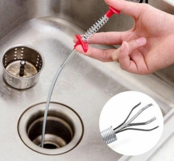 Тросик для чищення мийки зі щипцями
Що робити, коли засмічилася Ваша раковина? С. . фото 4