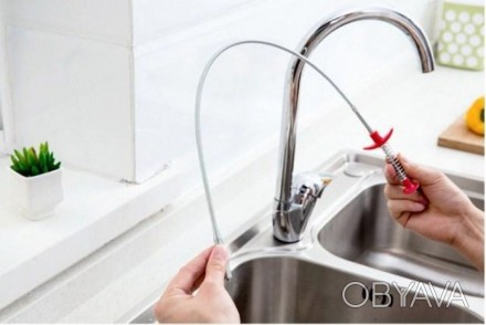 Тросик для чищення мийки зі щипцями
Що робити, коли засмічилася Ваша раковина? С. . фото 1