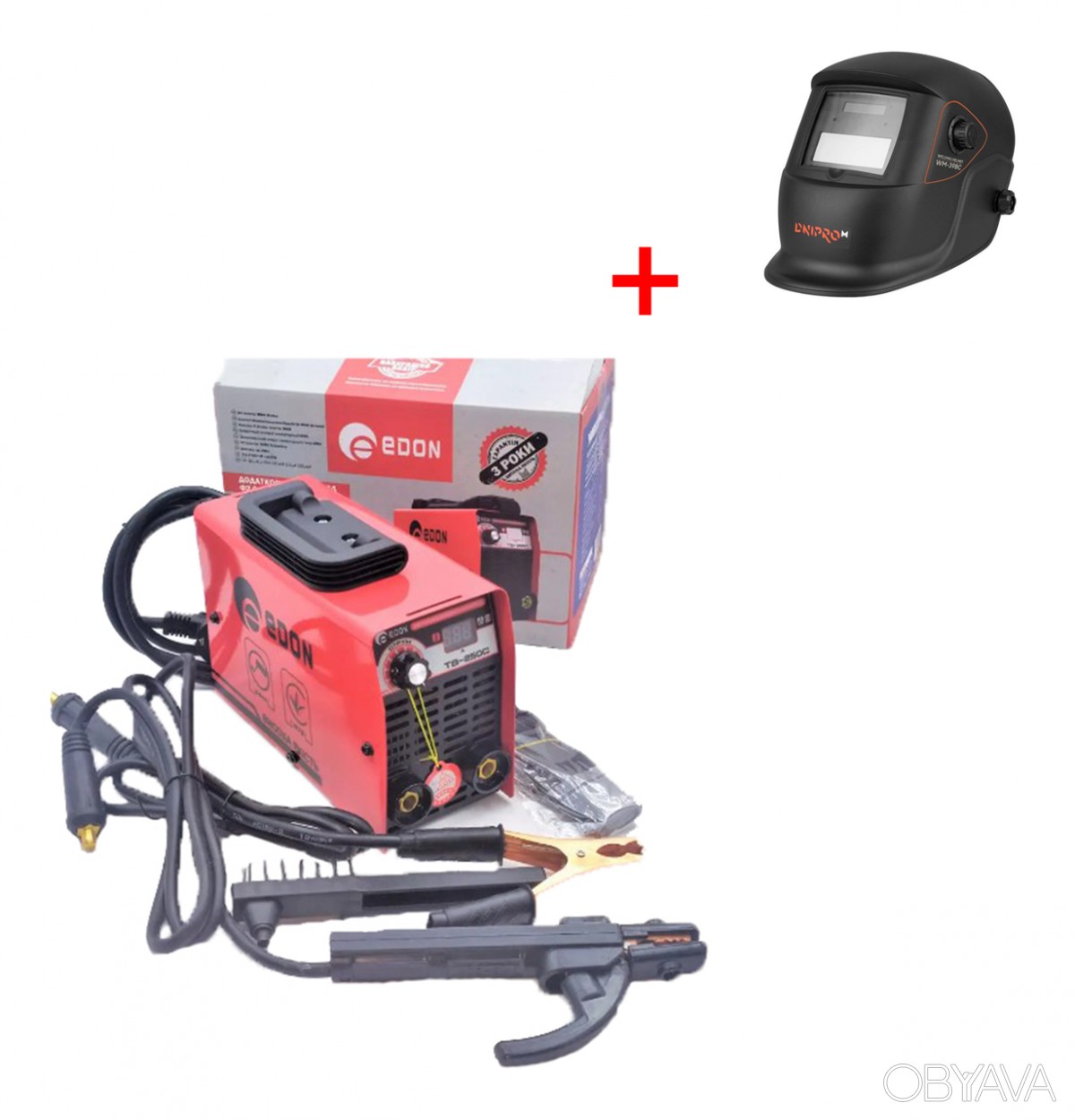 ᐈ Мощный сварочный аппарат (сварка) Edon TB-250C (3.9 кВт, 250 А, 1.6 ...