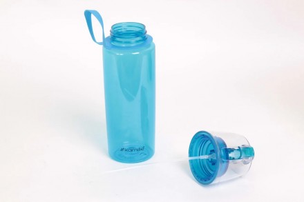 Бутылка спортивная для воды пластиковая 570 мл
Спортивная бутылка Kamille KM 230. . фото 5