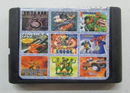 Описание:
 
Игровой картридж многоигровка сборник игр для Sega Mega Drive,Sega M. . фото 5