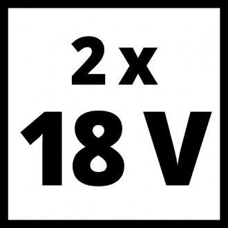 Обзор
 
Стартовый комплект 18V 2x 4,0Ah Twincharger Kit Einhell Power-X-Change –. . фото 9