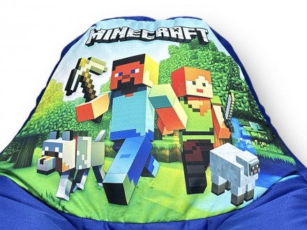 Безкаркасне крісло мішок XL Minecraft, Майнкрафт
БЕЗПЛАТНА доставка за Харковом . . фото 5