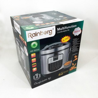 Мультиварка Rainberg RB-6209 это простой и понятный кухонный прибор, который пре. . фото 15