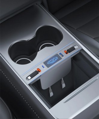 USB док-станция для центральной консоли в Tesla (Model 3/Y выпуска 2021-2022)
 Д. . фото 7