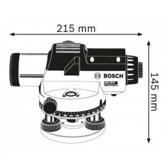 Описание 
Bosch GOL 32 D
 
Добротный и точный оптический нивелир Bosch GOL 32 D . . фото 5