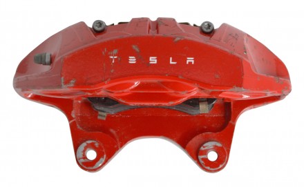 Суппорт тормозной передний, левый с колодками (SPORT) BREMBO Tesla Model 3 / Y (. . фото 2
