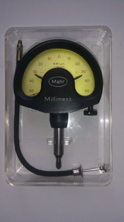 Индикатор Mahr имеет диапазон измерения +/-50 мкм, цена деления 1 мкм, модель 10. . фото 7