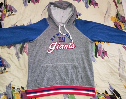 Спортивная кофта, худи с капюшоном New Era NFL New York Giants, 67%-cotton, разм. . фото 5