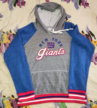 Спортивная кофта, худи с капюшоном New Era NFL New York Giants, 67%-cotton, разм. . фото 4
