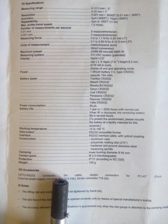 Цена калибровки в УкрЦСМ 4100 гривен.Индикатор цифровой 0-25 Vogel(Германия)Инди. . фото 5