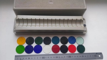 Комплект светофильтров Carl Zeiss Германия Color Glass Filters  (комплект состои. . фото 6