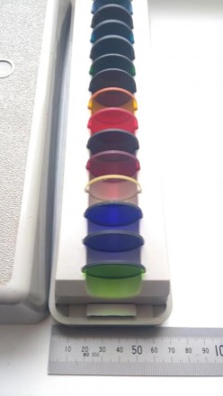 Комплект светофильтров Carl Zeiss Германия Color Glass Filters  (комплект состои. . фото 11