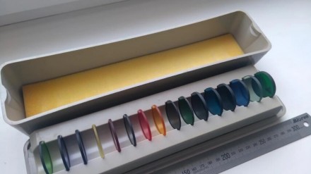 Комплект светофильтров Carl Zeiss Германия Color Glass Filters  (комплект состои. . фото 10