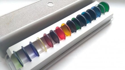 Комплект светофильтров Carl Zeiss Германия Color Glass Filters  (комплект состои. . фото 3