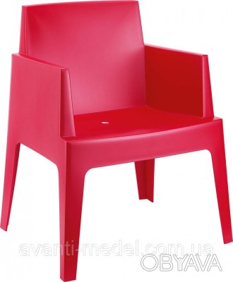 
Штабельоване крісло з поліпропілену, що переробляється, міцне та стійке. Підход. . фото 1