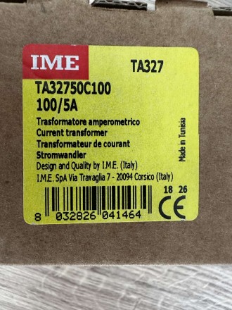 (TA32750C100) Трансформатор тока TA327

Номинальный ток: 100/5 А
Измерительны. . фото 3