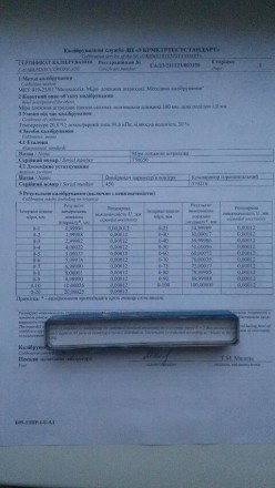 Мера длины штриховая брусковая тип II Б, разряд 2, L-100мм ГОСТ 12069-90 ДСТУ374. . фото 5