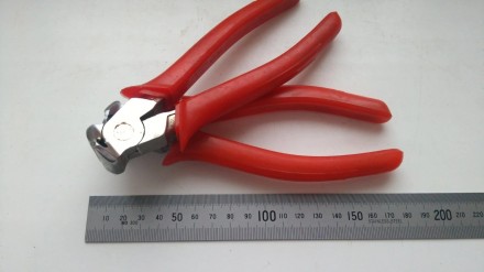 Кусачки 160 мм торцевые с диэлектрическими ручками до 1000 В код 7814-0124 по ГО. . фото 2