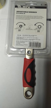 Ключ разводной MTX, 150 ммРазводной ключ предназначен для монтажа и демонтажа кр. . фото 3