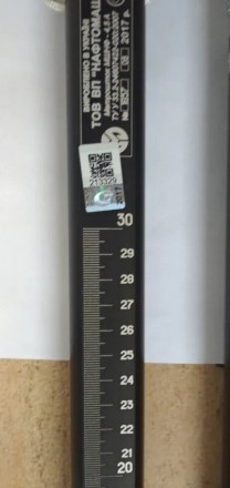 Метрошток МШНф 4,5м черный из 2-х частей (мерная шкала плоская)Цена калибровки 3. . фото 10